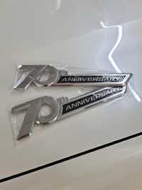 Эмблема 70th Anniversary , Toyota Prado .