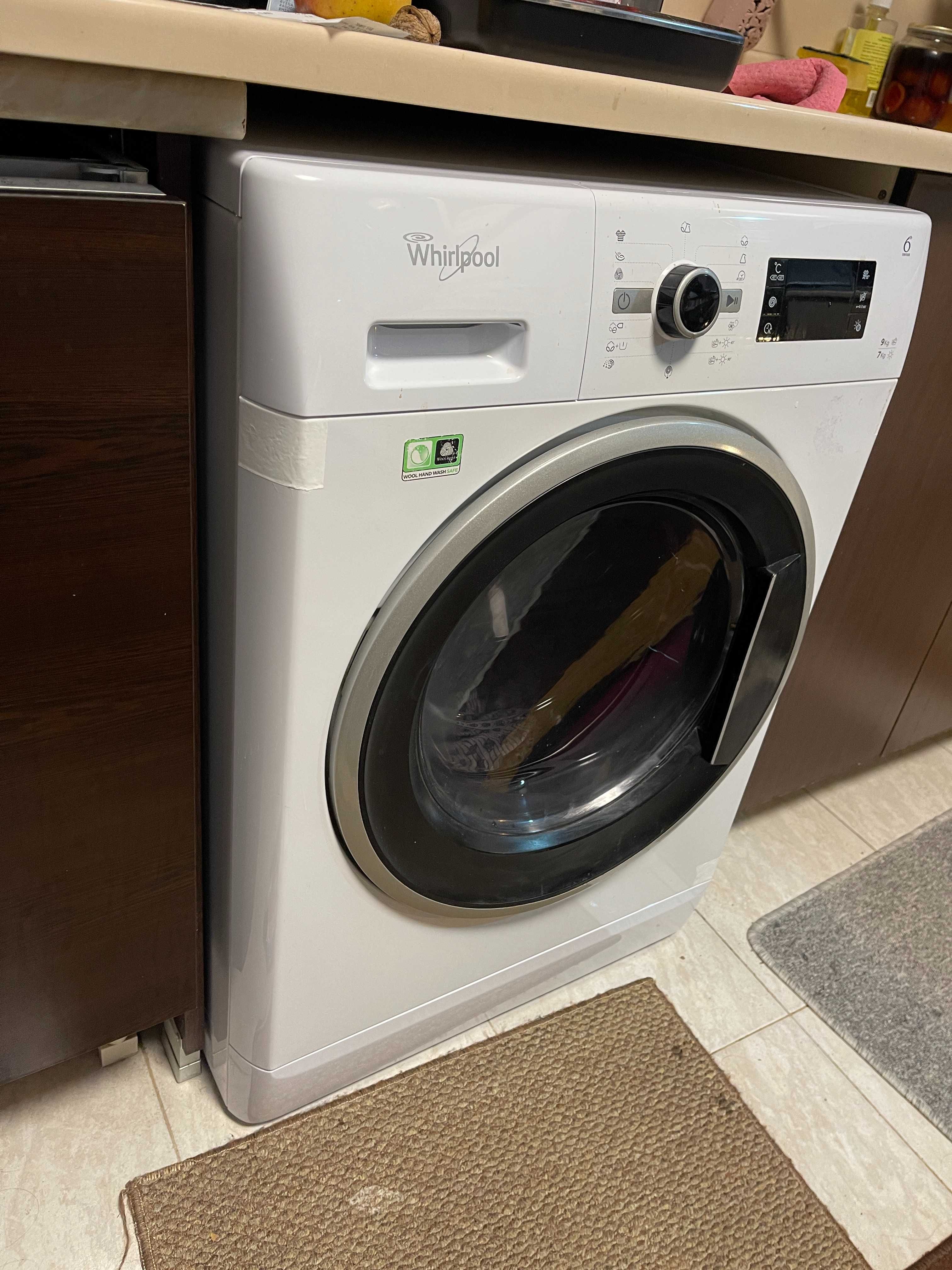 Пералня със сушилня WHIRLPOOL  пере 9 кг. /суши 7кг.