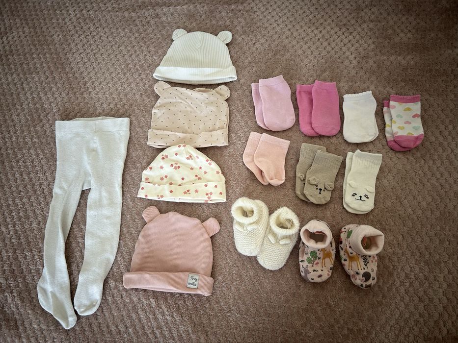 Дрехи за момиче 3-6м 62-68см