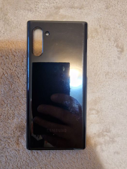 Husa Samsung Galaxy Note 10 Led Cover Black Original nou