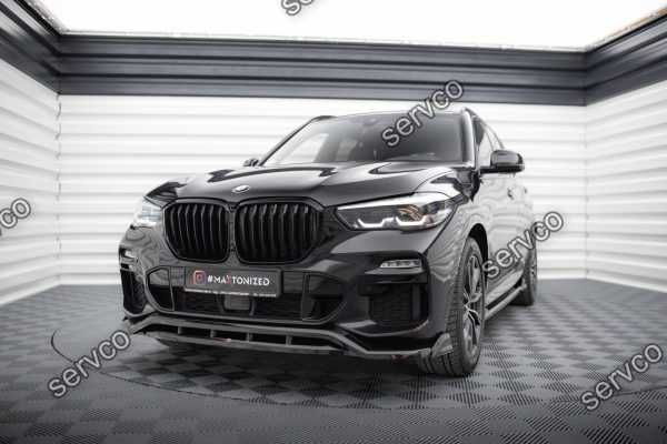 Prelungire lip bara fata Bmw X5 G05 M-Pachet 2018-2023 v2 Maxton