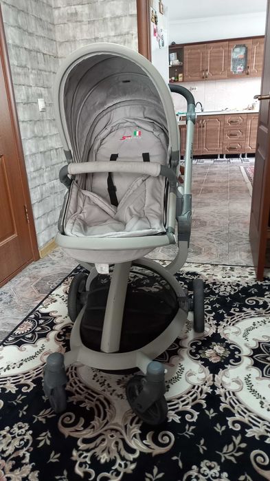 Коляска детская  серый