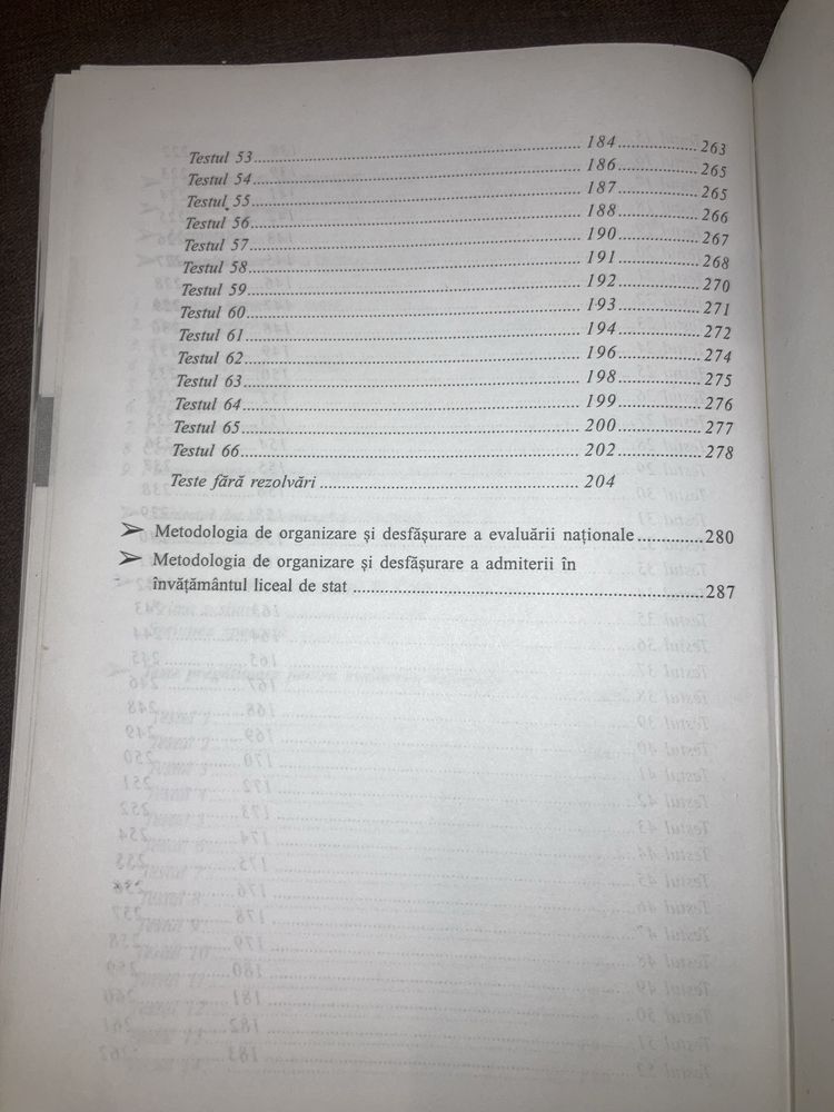 Culegere Matematica Evaluarea Nationala