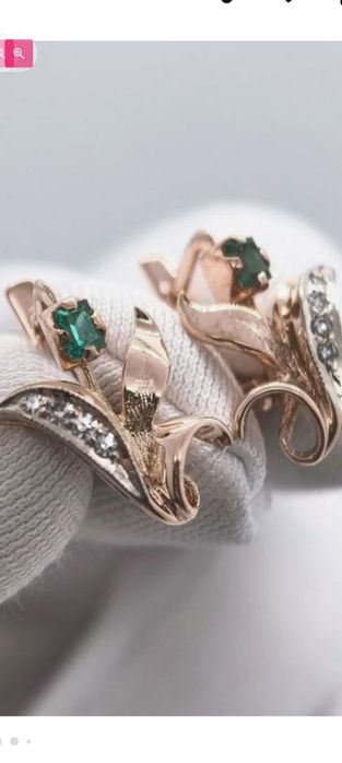 Продам золотые серьги 585пр.