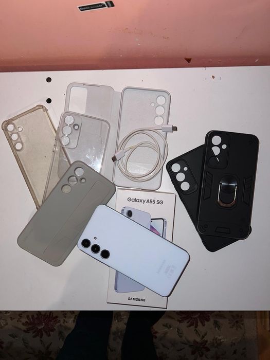 Telefon mobil Samsung Galaxy A55, Dual SIM, 8GB, 128GB, 5G,