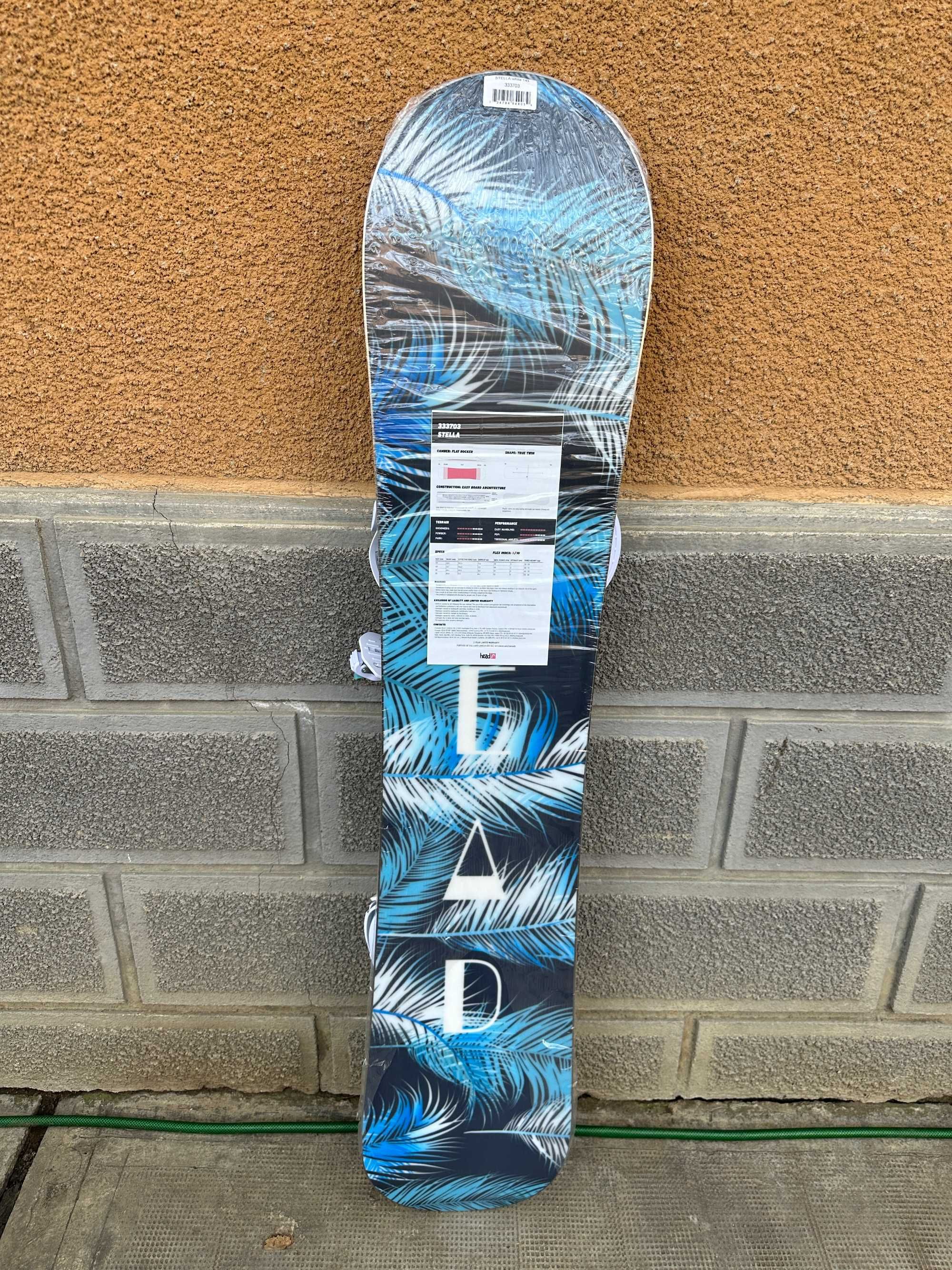 placa snowboard noua head stella L143cm