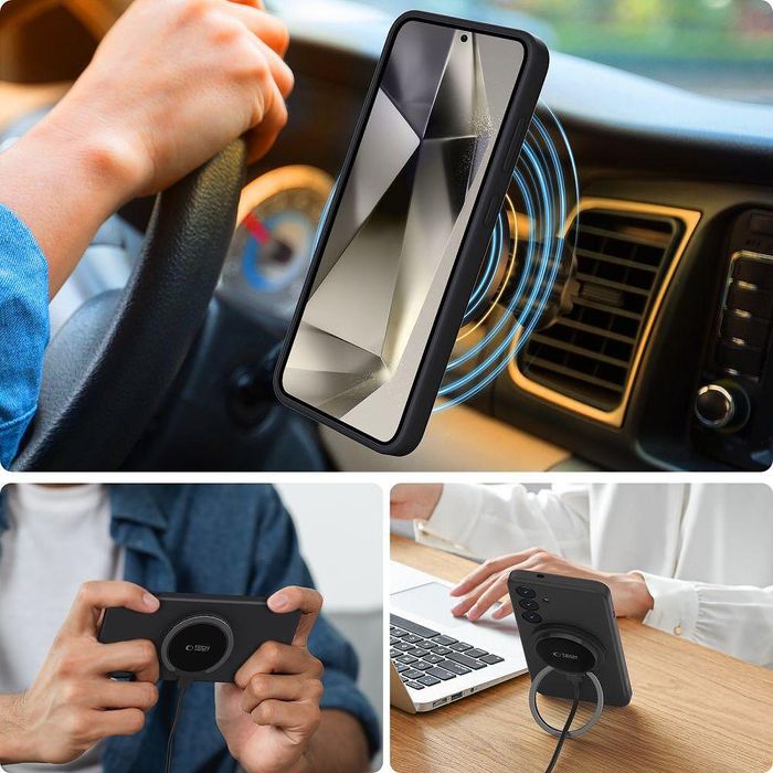 Кейс tech protect liquid silicone magsafe за samsung galaxy s25 plus b