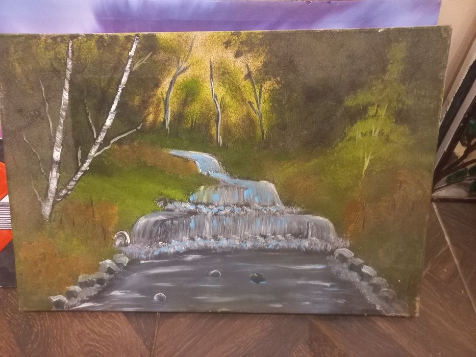 Стари картини на платно