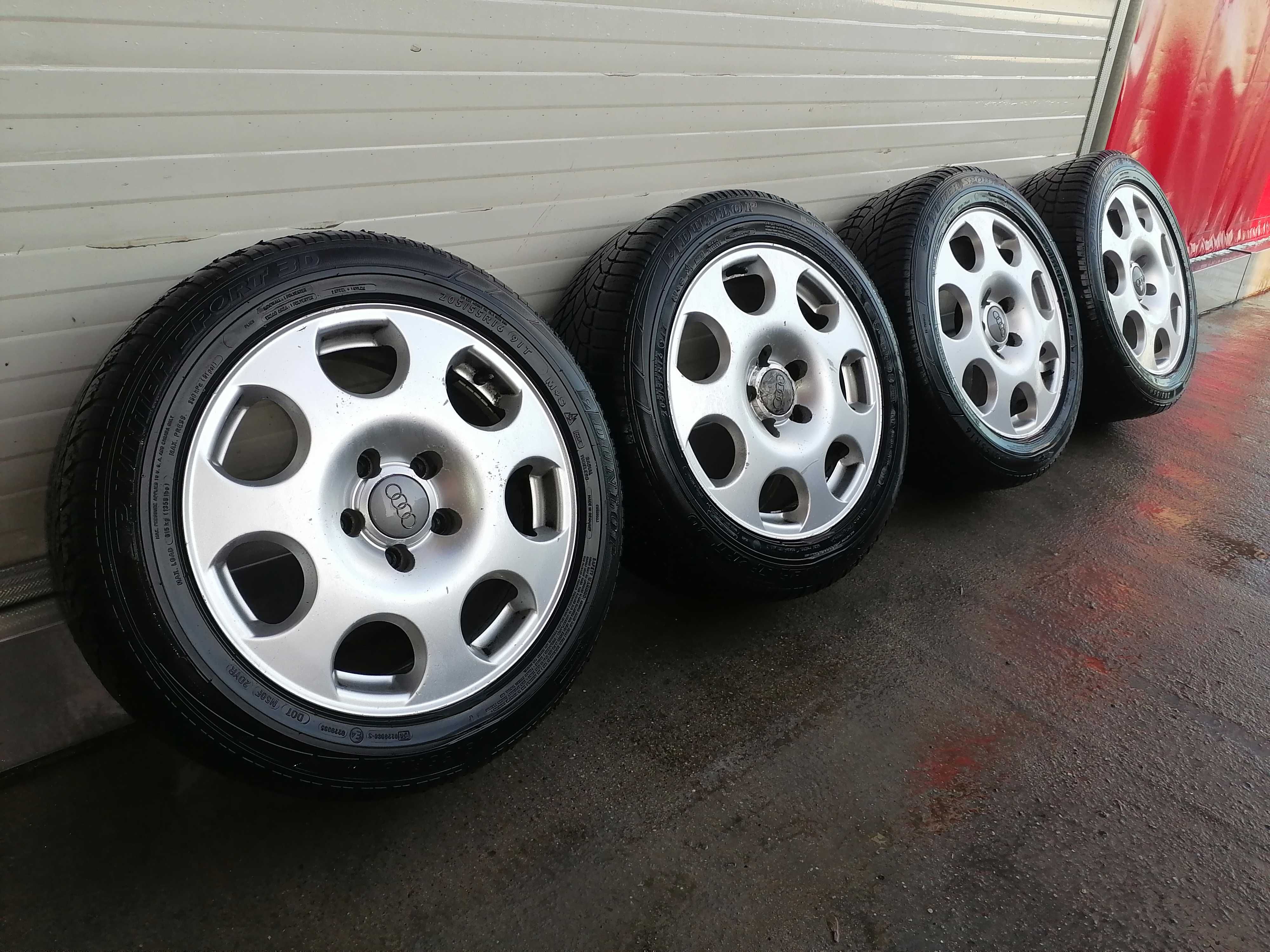 Jante Audi A4/A6 5x112 M+S Dunlop ROUNFLAT 205 55 R16