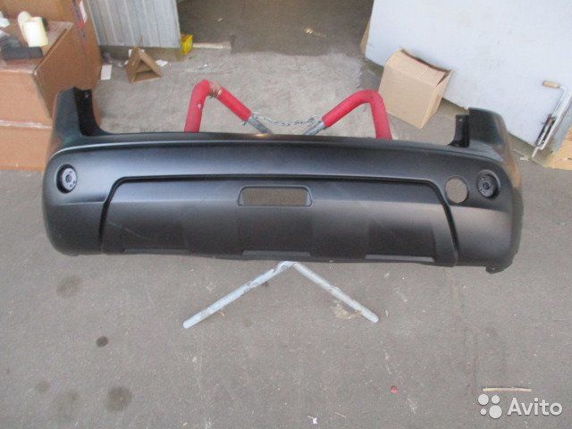 Бампер задний на Nissan QASHQAI 07-10/Ниссан Кашкай 07-10