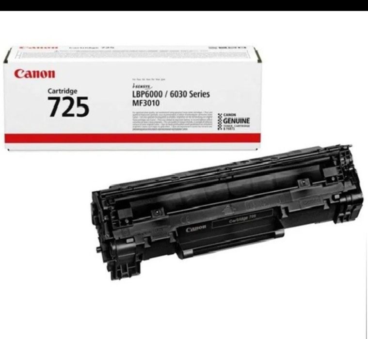Canon 725 оригинал картриджи.