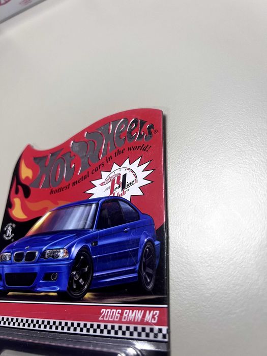BMW M3 2006 albastru Hotwheels RLC numar 15621/30000 premium