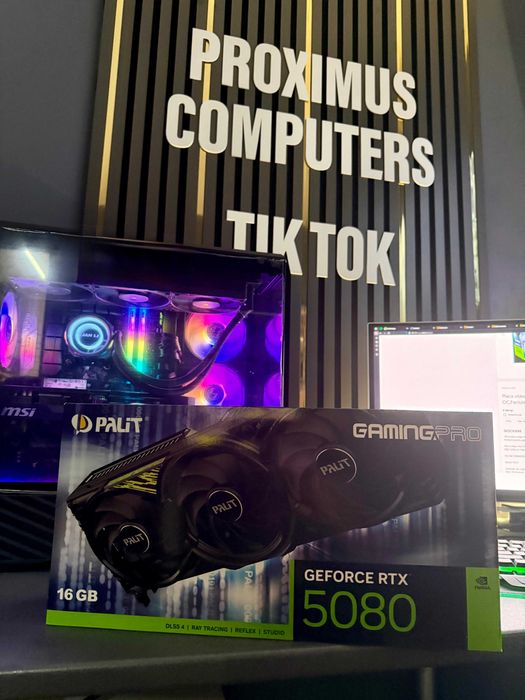 PC Ryzen 9 9950x3d, RTX 5080, 32gb, 2TB,Garantie 3ani! FACTURA,TVA!!