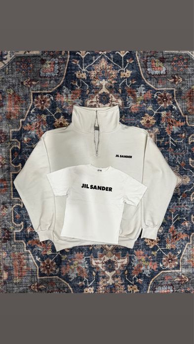 Кофта Jil Sander, Fila + фирменные футболки в подарок