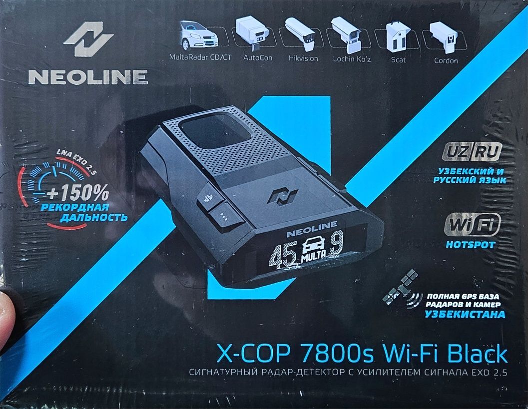 Neoline X-Cop 7800s Wi-Fi Black