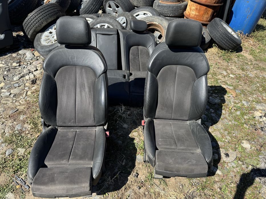 Scaune fata interior Audi A7 Sline 2012 piele