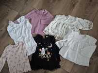 Lot bluze Zara, Next, Sinsay, Takko, Pepco, 92-98