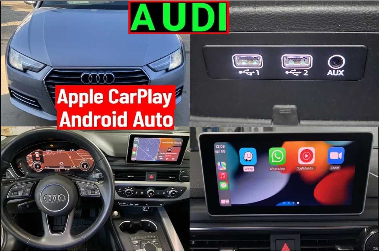 Ауди Активация/отключване Apple CarPlay Android Auto Audi A4 B9 A5 Q5