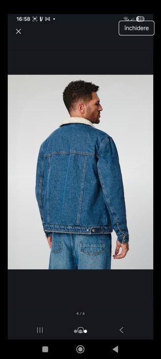 Vând geaca de blugi bărbați