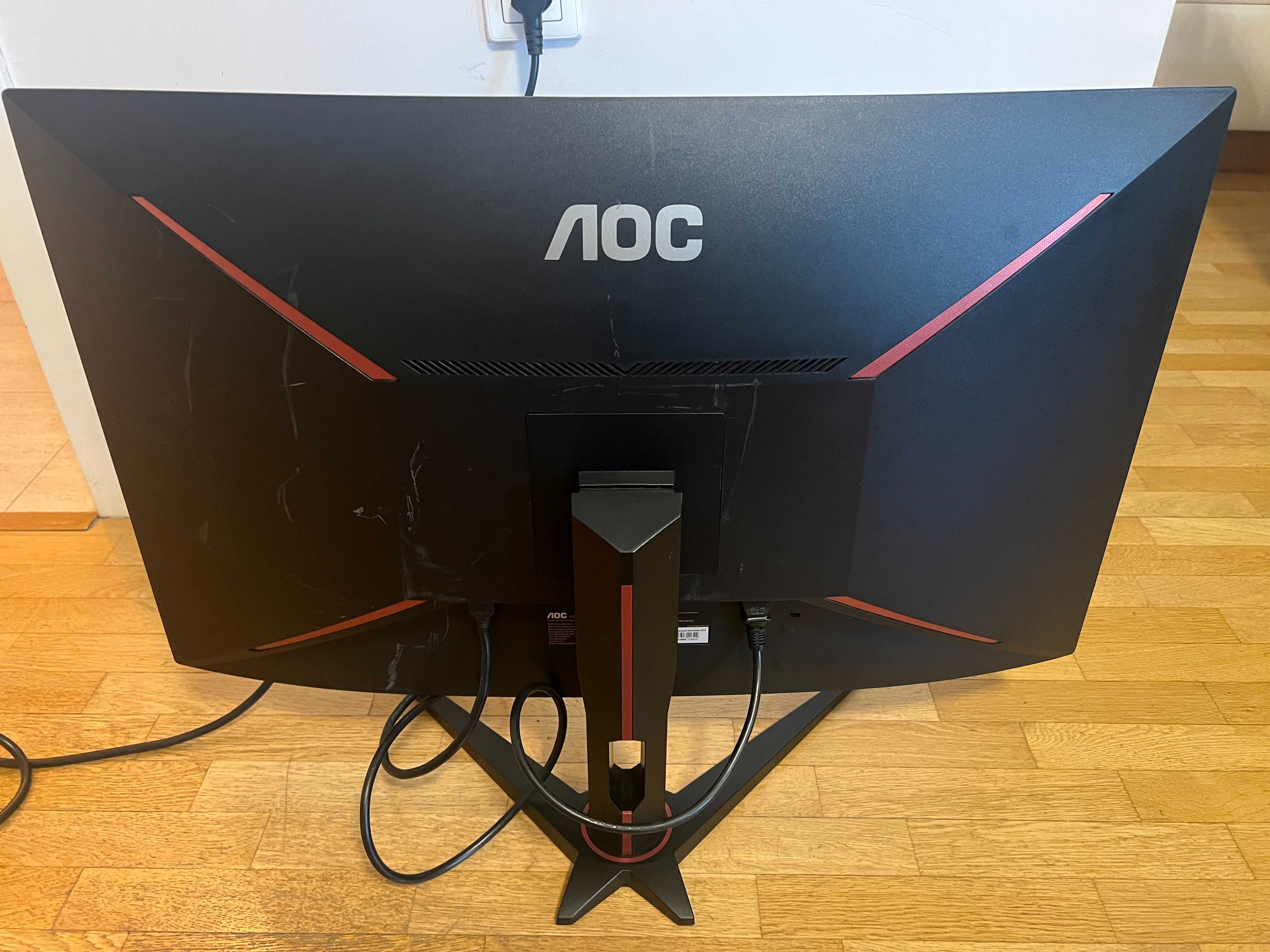 32 инча геймърски монитор AOC CQ32G2SE/BK ЗА ЧАСТИ