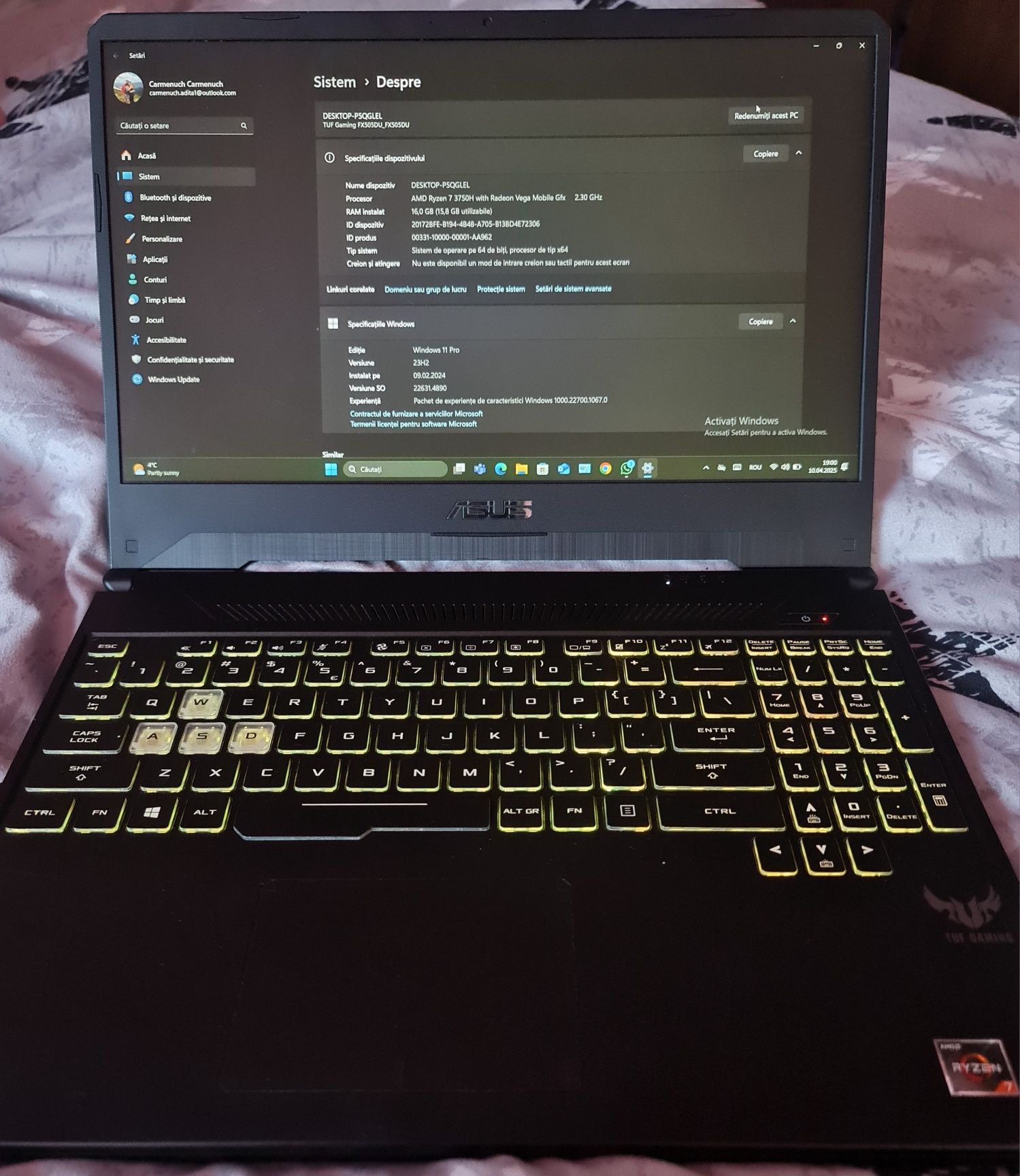 Vând laptop Asus Gaming