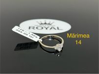 Bijuteria Royal CB : Inel dama aur alb 14k 1,60 grame