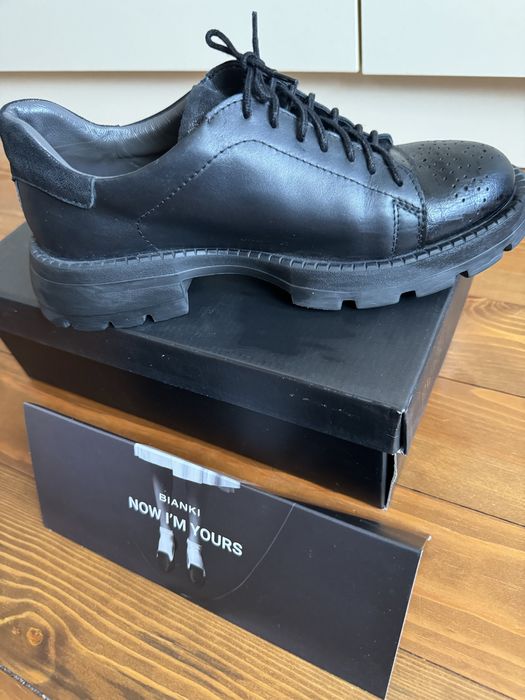 Обувки Bianki естествена кожа
