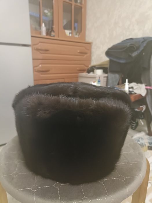 Норковый шапка б/у