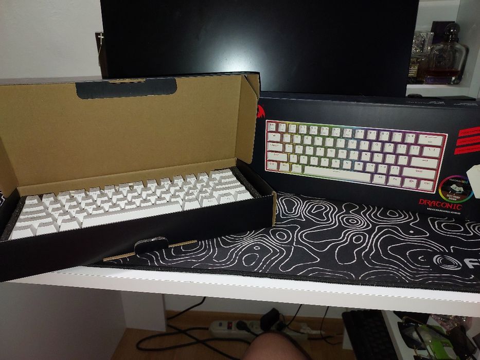 Tastatura Gaming Redragon Draconic K530W pro white