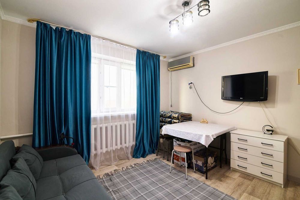 1 комнатная квартира (студия), район Алматы.