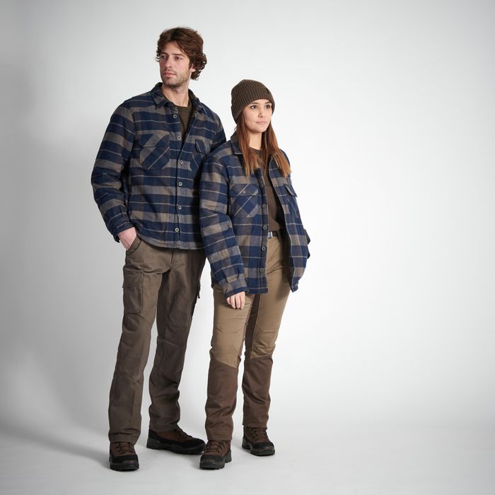 Jachetă 500 tip cămașă groasă din flanel - produs resigilat Decathlon