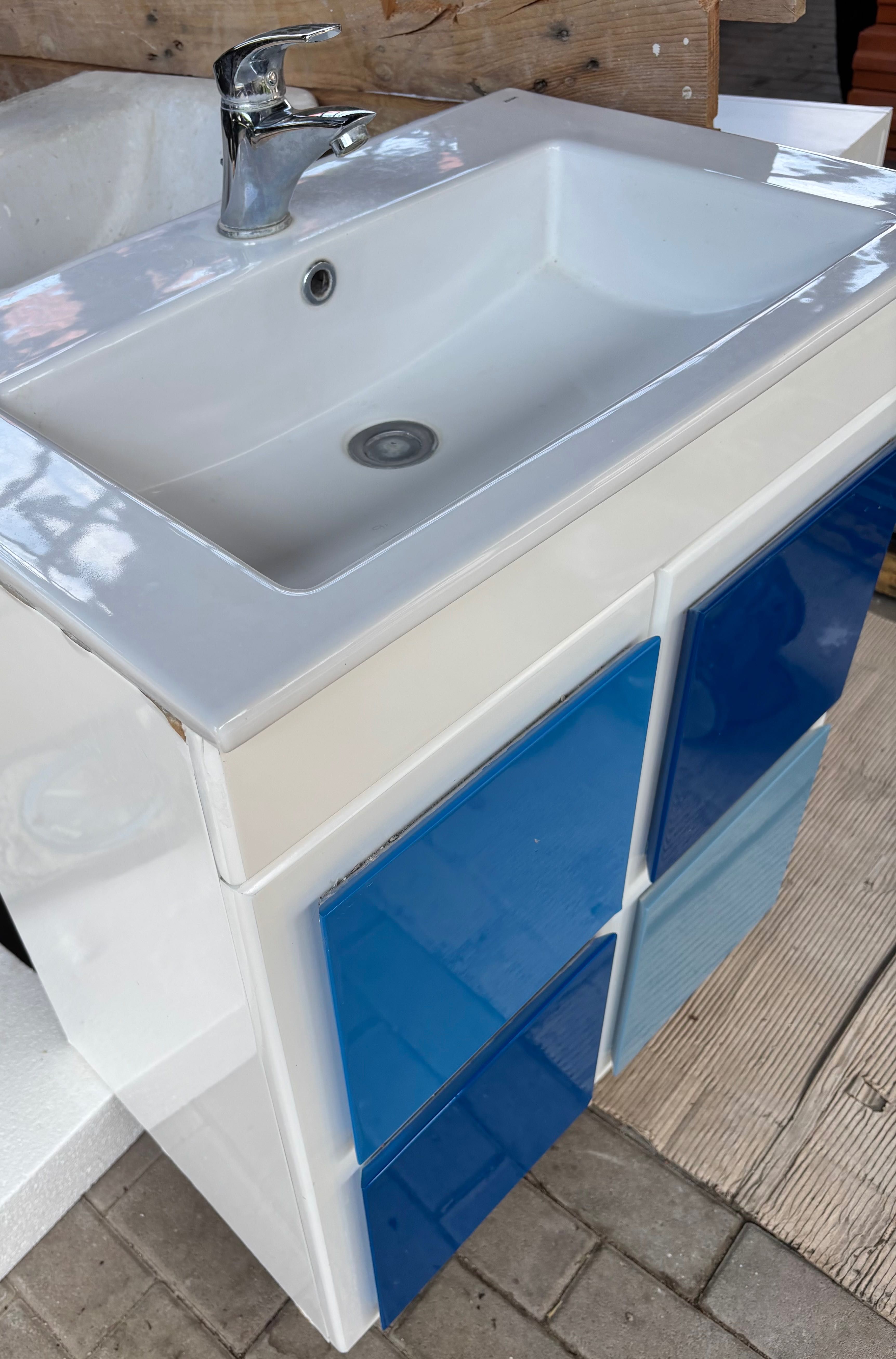 Vând set baie complet, 65cm lățime, 350 Ron