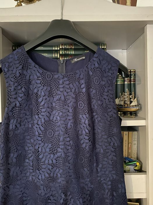 Rochie noua, bleumarin din dantela