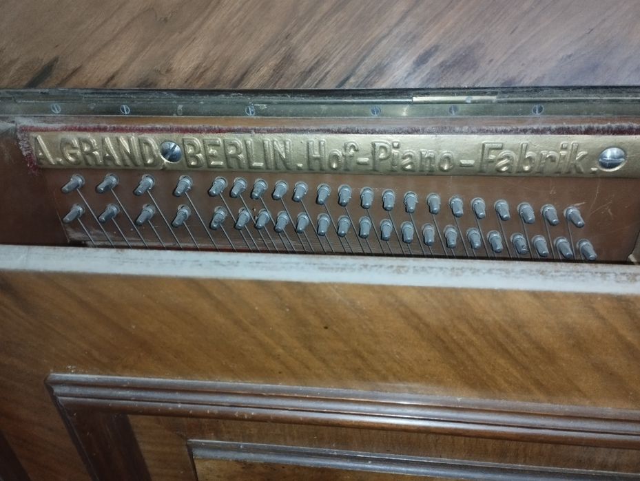 Pianina deosebită funcțională placă bronz Grand - Fabrikant Hof- Piano