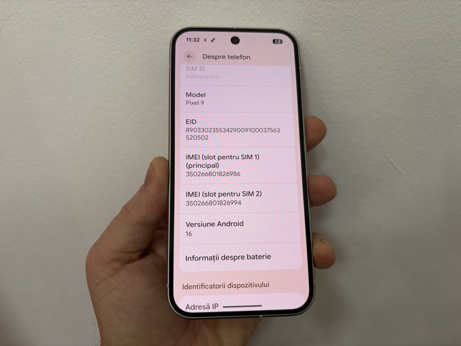 Google Pixel 9, 256 gb, 12 gb ram, 5G, Porcelain