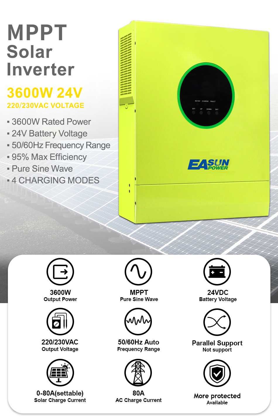 Invertor Easun SMX II 3600 W