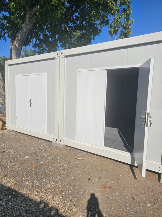 Container modular, birou, spatiu depozitare, organizare santier