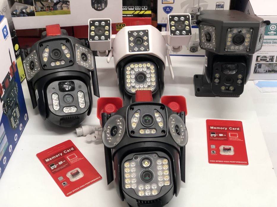 Camera Supraveghere 4G Panou Solar V380Pro Dual Lens 6K Autonomie 20h