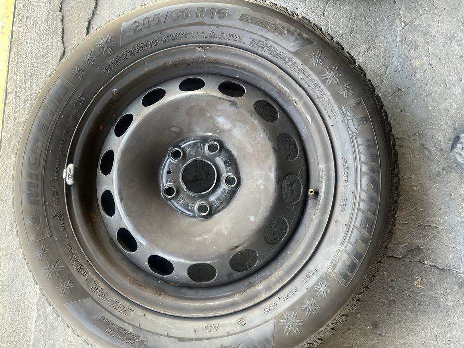 2 бр. джанти 16” 5х112 с гуми 205/60/16 VW Skoda Seat