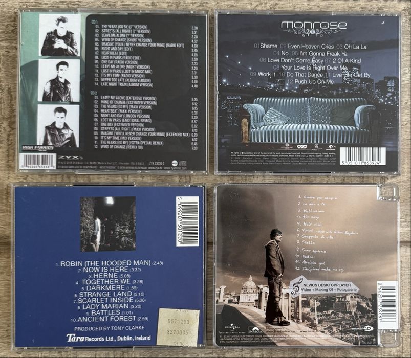 Cd-uri eurodance/italo-disco/pop