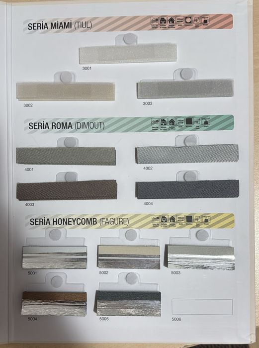 Jaluzele plisate verticale