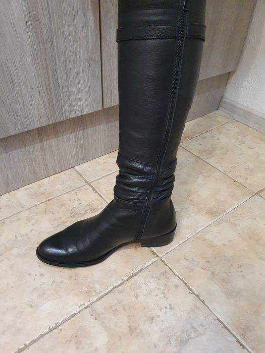 Дамски ботуши от естествена кожа