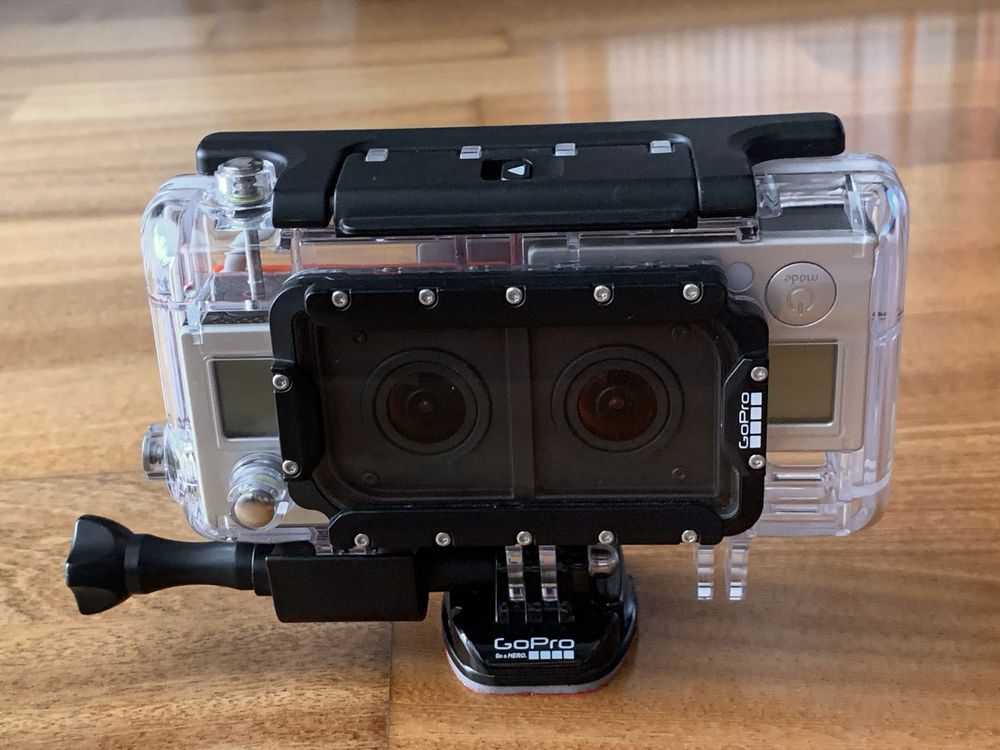 Sistem filmare 3D Gopro Dual Hero System cu 2 x GoPro Hero 3+ Black