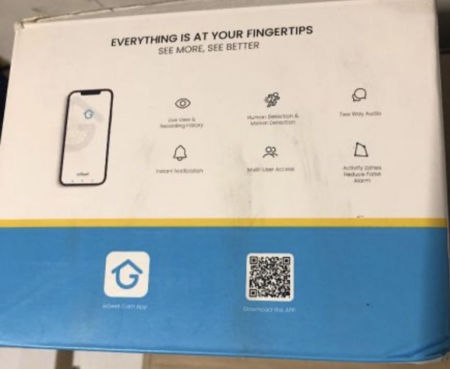 ieGeek IP Соларна, HD външна прожекторна камера ZS-GX5S, соларен панел