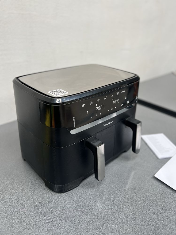 Двузонов фритюрник с горещ въздух Moulinex Dual Easy Fry 8.3L , 2450W