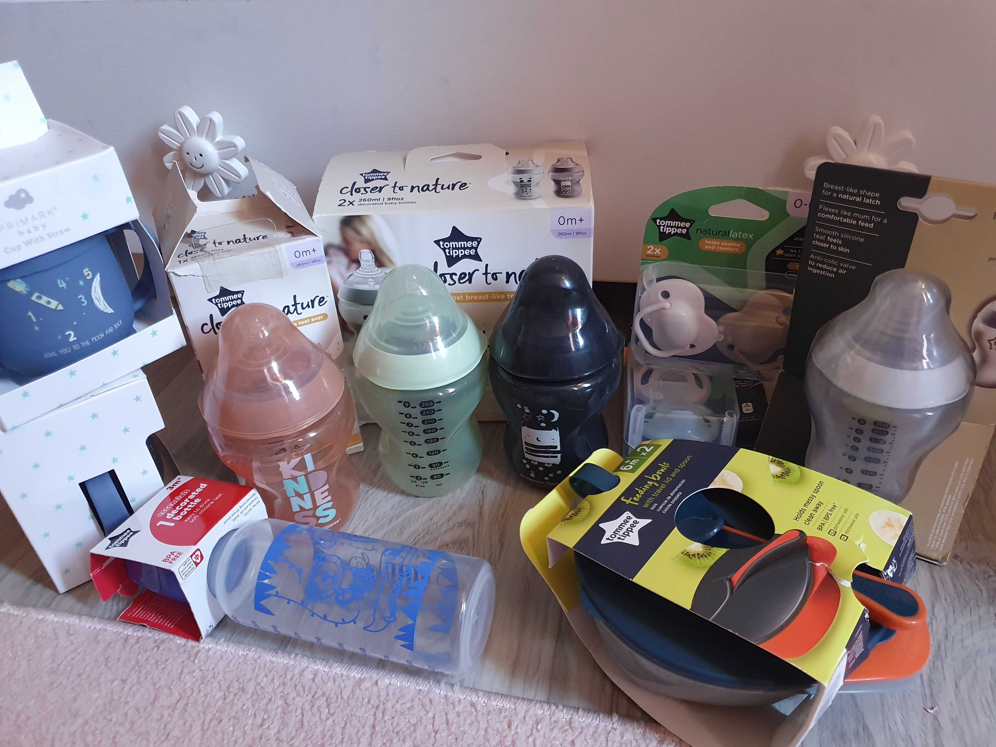 нови Tommee Tippee шишета,биберони,чашки