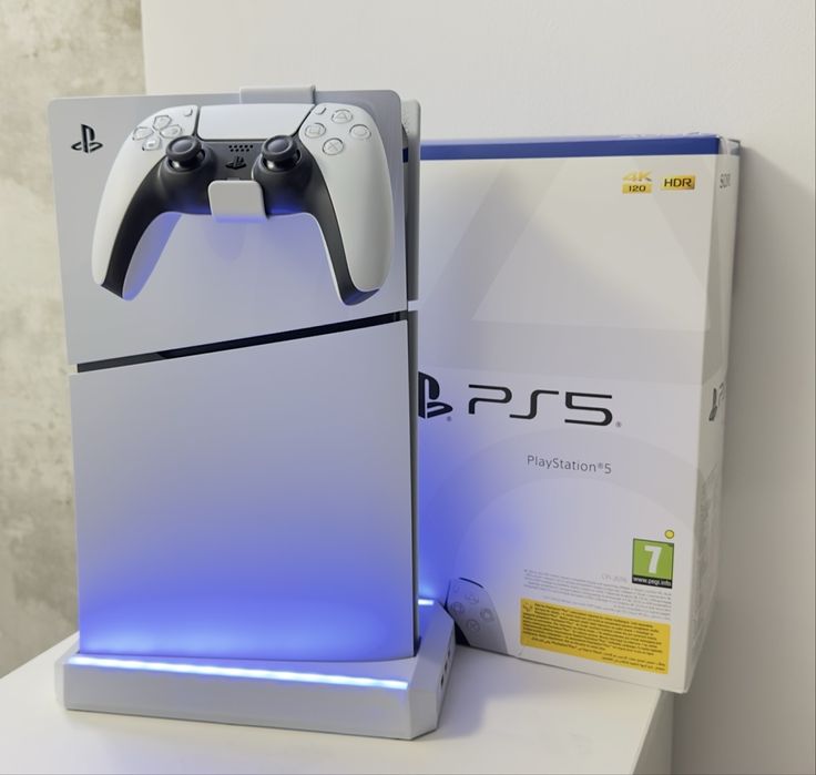 PlayStation 5 Slim PS5 1TB, D-Chassis, White Disc Edition