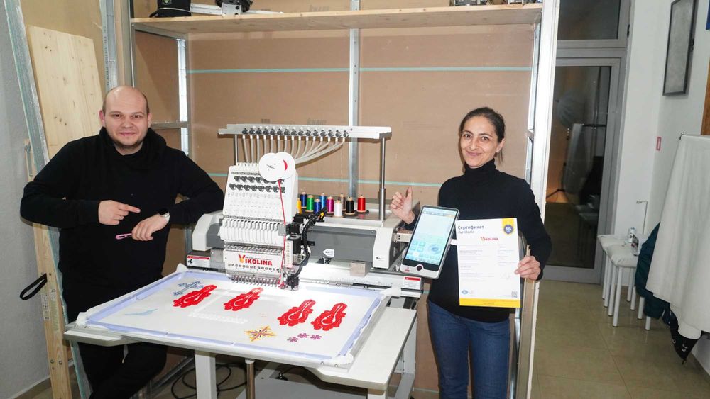 NEW MODEL Бродировъчна машина 500 х 800