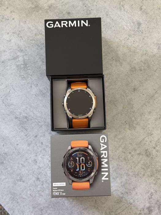 Ceas Garmin fēnix® 8 – 51 mm, AMOLED, Sapphire, Titan