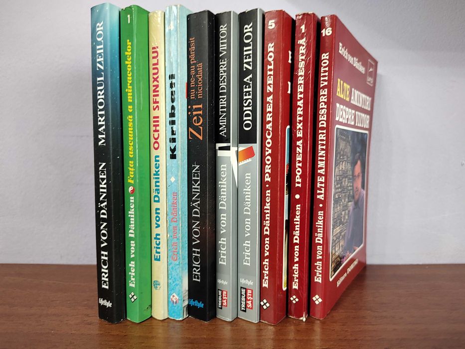 Erich Von Daniken – 10 titluri (ezoterism) + 4 de Ch. Berlitz (bonus)